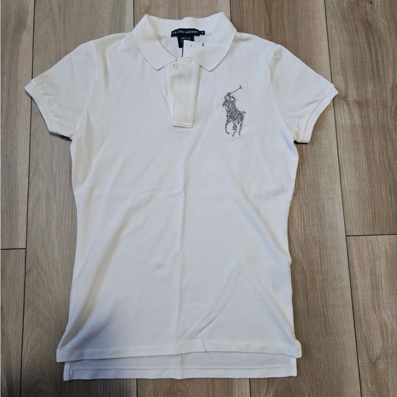 Ralph Lauren Tops - Ralph Lauren Cream Polo Shirt